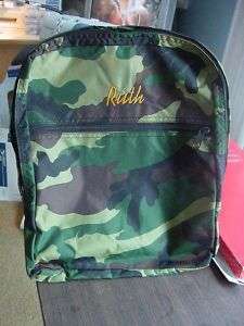 Personalized Boys Camo School Backpack Bookbag  
