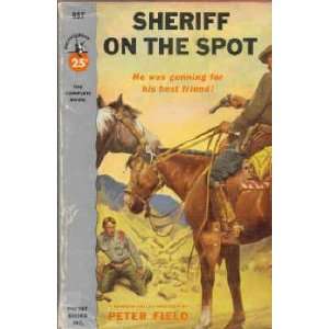 Sheriff On The Spot  Books