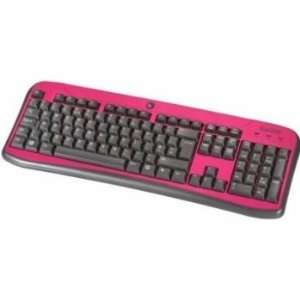  Saitek Compact USB Keyboard Pink: Computers & Accessories