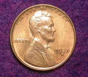 1935 S BU LINCOLN WHEAT PENNY!!!*NICE COIN*  