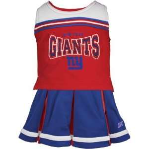  Reebok New York Giants Youth Red 2 Piece Cheerleader Dress 