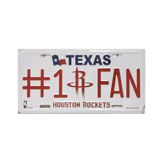   Houston Rockets #1 Fan Metal License Plate **