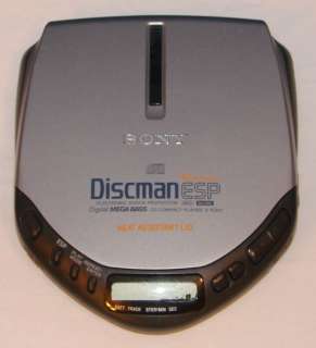 vintage SONY DISCMAN ESP D E301Cd Player STEREO  
