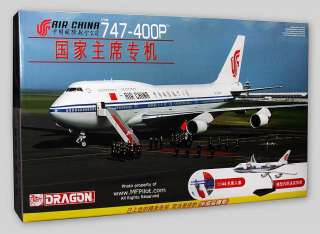 BOEING 747 400P Air China   1/144 Dragon   Visible Interior Museum Kit 