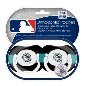  MLB Florida Marlins Pacifiers (2 Pack): Sports & Outdoors