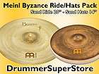 Meinl Cymbal Pack Byzance 20 Sand Ride with 14 Sand Hi Hats