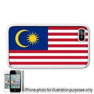 Malaysia Malaysian Flag Apple Iphone 4 4s Case Cover White