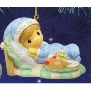  Precious Moments 6115513 Baby Boys 1st Christmas Ornament 