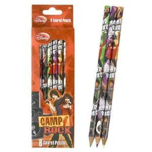  8pc Camp Rock Color Pencils