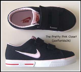 Nike Kids Capri Sneakers Shoes Black/Pink NEW 9.5 11 12 1  
