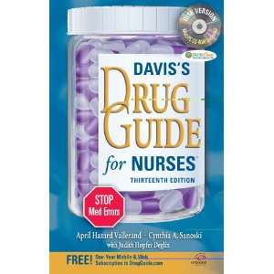  Daviss Drug Guide for Nurses + Resource Kit CD ROM 