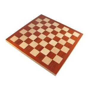   Chess Board   Padouk and Maple with 1 3/4 Squares Toys & Games
