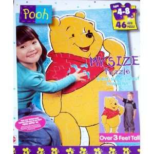  Winnie the Pooh My Size Puzzle   Kid Sized 46 Piece Kid 