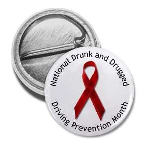  National Drunk and Drugged Driving Prevention Month 1 inch 