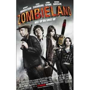  Zombieland Original 27 X 40 Theatrical Movie Poster 