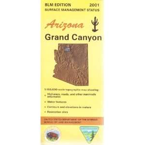 Arizona, Grand Canyon: 1:100,000 scale topographic map 