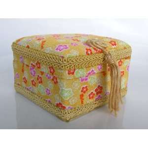  Jewelry Box Japanese Flora Design,Gorgeous Fabric Material 
