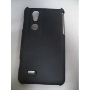  Solid Plastic Phone Protector Cover Case Black For LG 