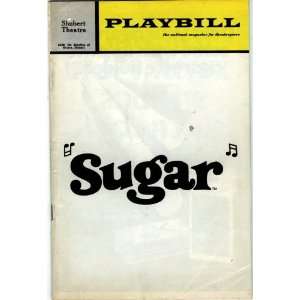 Sugar Program Playbill March 1972 (Pre Broadway Tryout 