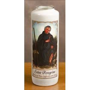 Saint Peregrine Healing Saint Candle   Patron of Those Suffering with 