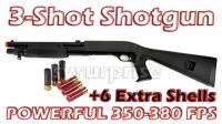   Shell Shotgun Triple Burst Tactical Airsoft Rifle +6 Shells  