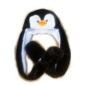  Plush Penguin Animal Hat High Quality polyester Brand New 
