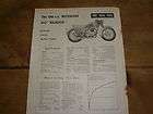 MATCHLESS MAJESTIC G12 646CC MOTORCYCLE 1962 ROAD TEST ARTICLE 210