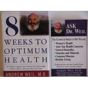  Andrew Weil MD Optimum Health 2 Book Set   8 Weeks To Optimum 