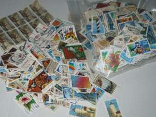 1200 ASSORTED OLDER COMMEMORATIVE STAMPS USED OFF PAPER  