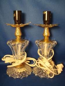 Vintage 9 Glass & Metal Lamps 6 Cord Holland Made  