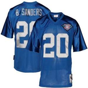   Barry Sanders Light Blue 1994 Throwback Collectible Jersey: Sports