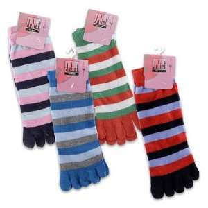  4 Pairs 10L Short Toe Socks For Women 