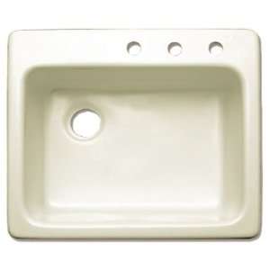 Peachtree Forge PF10 Macon Kitchen Sink, 4 Hole, w/Microban, Biscuit