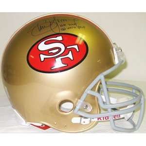 Steve Young Autographed Helmet   Authentic  Sports 