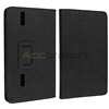 For Archos 101 Internet Tablet Leather Cover Folio Flip Skin Black 