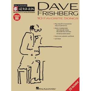  Dave Frishberg Jazz Play Along Volume 98 (9781423460251) Dave 