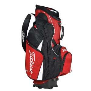 New Titleist 2011 Lightweight Cart Bag Black/Red: Sports 