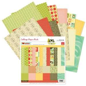  Pink Paislee 12 Inch by 12 Inch Hometown Summer Paper Pack 