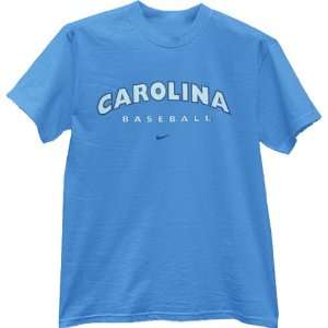   Carolina Tar Heels (UNC) Sky Blue CAROLINA BASEBALL T shirt Sports