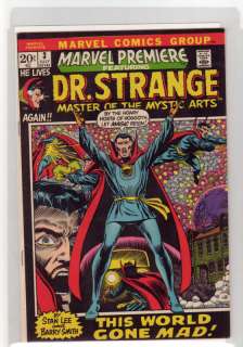 Marvel Premiere Comic #3 VG+ 1972 Dr. Strange 1st Smith  