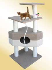 50 Cat Tree House Condo Scratcher Post Furniture  