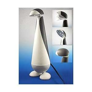  Penguin   Mid Sized Desk Lamp with Penguin Theme   (Black 