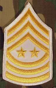 Rank, Sergeant Major of the Army White Mess Dress Male  