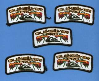 Lot Quicksilver Pro East Java Sew On Patches Crests  