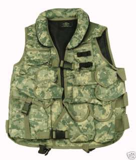 Deluxe Tactical Soft Collar SWAT Vest   ACU Digi Camo  