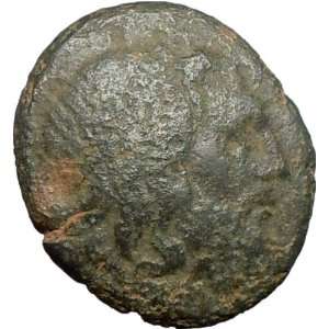   Large Rare Authentic Ancient Greek Coin Poseidon CLUB 