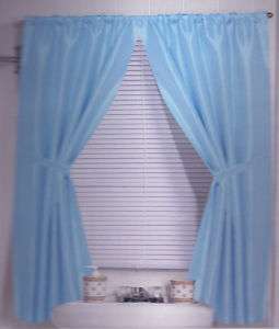 Lauren Bathroom Window Curtain Water Resistant 34x54  