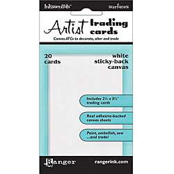   Surfaces White Sticky Backed ATCs (Pack of 20)  