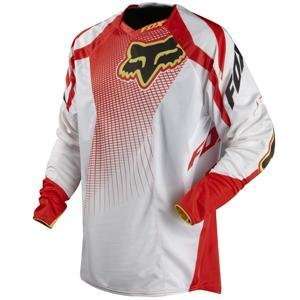  Fox Racing Platinum A1 Jersey   Medium/White/Red 