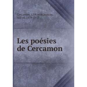   sies de Cercamon 12th cent,Jeanroy, Alfred, 1859 1953 Cercamon Books
